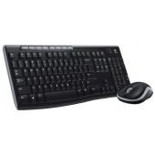 Клавиатура + мышь Logitech Wireless Combo MK270, Black, USB [920-004518]