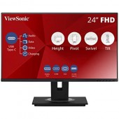 ViewSonic 23.8" VG2455 (16:9 IPS, HAS, VGA, HDMI, DP, USB3, speakers)