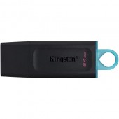 64 Gb USB3.2 Kingston DTX/64GB Exodia (64 Гб, USB 3.2 Gen 1 Type-A (5 Гбит/сек), с колпачком, пластик, цвет черный)