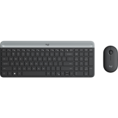 Клавиатура + мышь Logitech Slim Wireless Combo MK470, USB 920-009206