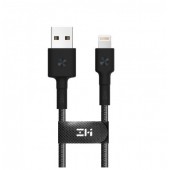 ZMI AL823 USB cable (MFi certified 30cm PP braided Lightning cable) black RU (ZMKAL823RUBK)
