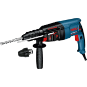 Перфоратор BOSCH GBH 2-26 DFR в чем. (800 Вт, 2.7 Дж, 3 реж., патрон SDS-plus, быстросъемн., БЗП в комплекте, вес 3.0 кг)