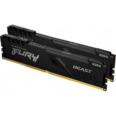 DDR4 32Gb KiTof2 PC-25600 3200MHz Kingston FURY Beast (KF432C16BBK2/32) CL16