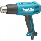 Термовоздуходувка MAKITA HG 6030 K в чем. + набор сопл (1800 Вт, 3 скор., 50-600 °С, ступенч. рег.)