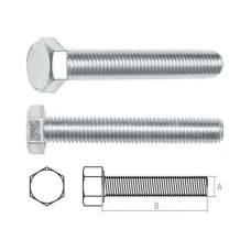 Болт М5х16 мм шестигр., цинк, кл.пр. 5.8, DIN 933 (20 кг) STARFIX