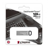 64 Gb USB3.2 Kingston DTKN/64GB Kyson (64 Гб, USB 3.2 Gen 1 Type-A (5 Гбит/сек), без колпачка, металл, цвет серебристый)
