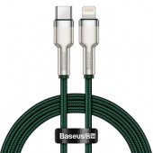 Baseus Cafule Series Metal Data Cable Type-C to iP PD 20W 1m Green (CATLJK-A06)