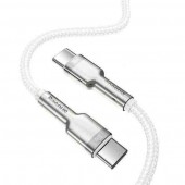 Baseus Cafule Series Metal Data Cable Type-C to Type-C 100W 2m White (CATJK-D02)