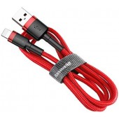 Baseus Cafule Cable USB For lightning 1.5A 2M Red+Red (CALKLF-C09)