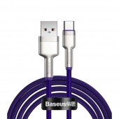 Baseus Cafule Series Metal Data Cable USB to Type-C 40W 1m Purple (CATJK-A05)