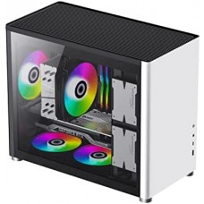 Корпус ATX Без БП GameMax Spark PRO Full (Tempered Glass, 1xUSB-A 3.2 5Гбит/с, 1xUSB-С 3.2 5Гбит/с, HD Audio+Mic, VGA MAX 355mm, CPU MAX 168mm, пылевые фильтры,up to 6x 120-140mm fans) White