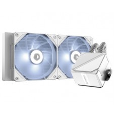 Система водяного охлаждения ID-Cooling DASHFLOW 240 BASIC WHITE LGA2066/2011/1700/1200/1151/1150/1155/1156/AM5/AM4 (TDP 260W, DUAL FAN 120mm) RET