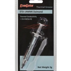 Термопаста ExeGate ETD-14WMK Daimond EX293371RUS (13,6 Вт (м•К), 6г, шприц с лопаткой)
