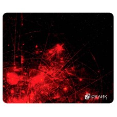 Коврик для компьютерной мыши Oklick OK-F0252, черный-красный