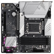 MB Gigabyte B760M AORUS ELITE AX Soc-1700 (B760) 2xPCI-Ex16 2xM.2 2.5GbE LAN Wi-Fi 6E BT 5.3 RAID 0/1/5/10 4xDDR5 7600MHz+ HDMI+DP CrossFireX mATX RTL
