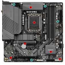MB Gigabyte B760M GAMING DDR4 Soc-1700 (B760) PCI-Ex16 PCI-Ex1 2xM.2 2.5GbE LAN RAID 0/1/5/10 2xDDR4 5333MHz+ VGA+HDMI+2xDP mATX RTL