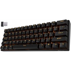 Беспроводная клавиатура Royal Kludge RK61 Black (USB/Bluetoth, RGB, Hot Swap, Brown switch)