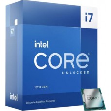 Процессор Socket-1700 Intel Core i7-13700KF 16C/24T (8P 3.4/5.4GHz + 8E 2.5/4.2GHz) 24MB 253W (Без ВИДЕО) (oem)