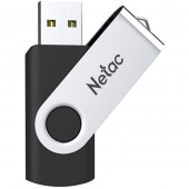 128 Gb USB2.0 Netac U505 NT03U505N-128G-20BK (USB 2.0 Type-A, раскладной корпус, металл/пластик, скорость 90/30 МБ/с, цвет черный)