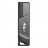 128 Gb USB3.0 Netac U336 NT03U336S-128G-30BK (USB 3.2 Gen 1 Type-A (5 Гбит/сек), с колпачком, пластик, цвет черный)