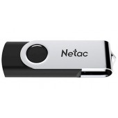 128 Gb USB3.0 Netac U505 NT03U505N-128G-30BK (32 ГБ, USB 3.2 Gen 1 Type-A (5 Гбит/сек), раскладной корпус, пластик+металл, цвет черный)