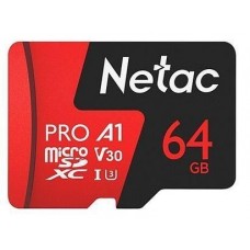 Micro SD 64 Gb Netac P500 Extreme Pro microSDHC (NT02P500PRO-064G-S) б/адаптера