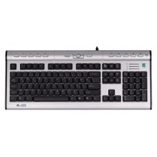 Клавиатура A4Tech KLS-7MUU X-Slim, Silver-Black, USB
