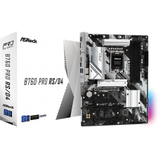MB ASRock B760 PRO RS Soc-1700 (B760) 3xPCI-Ex16 PCI-Ex1 3xM.2+M.2(WI-FI) 2.5GbE LAN 4xDDR5 7200MHz eDP+DP+HDMI ATX RTL