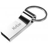 16 Gb USB2.0 Netac U275 (NT03U275N-016G-20SL) (без колпачка, металл, цвет серебристый)