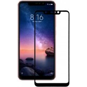 Защитное стекло 3D для Xiaomi Redmi Note 6 Pro, черный (Vixion)