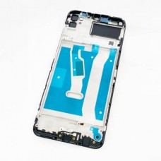 Рамка дисплея (средняя часть) для Xiaomi Redmi 9A, 9C, черная