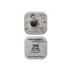 Батарейка (элемент питания) Renata SR726W 396 (0%Hg), в упак 10 шт, 1 штука