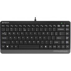 Клавиатура A4Tech Fstyler FK11 Gray (стандартная для ПК, мембранная, пластик, интерфейс подключения - USB, влагозащита, цвет серый/черный)