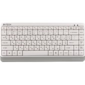 Клавиатура A4Tech Fstyler FK11 White (стандартная для ПК, мембранная, пластик, интерфейс подключения - USB, влагозащита, цвет белый/серый)