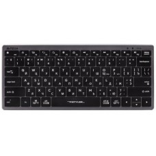 Клавиатура A4Tech Fstyler FX51 Grey (компактная для ПК/для компьютеров Apple, ножничная, пластик, интерфейс подключения - USB, цвет серый/черный)