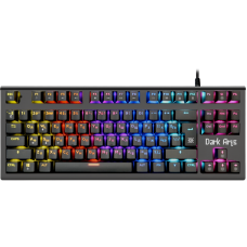 Клавиатура Defender Dark Arts GK-375 RU (45375) (игровая для ПК, механическая, Outemu Red, ход линейный, пластик, интерфейс подключения - USB, подсветка, цвет черный)