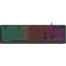 Клавиатура Defender Ozoth GK-106 RU (45106) (игровая для ПК, мембранная, пластик, интерфейс подключения - USB, подсветка, цвет черный)