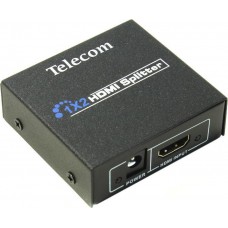 Telecom <TTS5010> HDMI Splitter (1in -> 2out) + б.п.