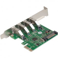 ExeGate EXE-314 (OEM) PCI-Ex1, USB3.0, 4 port-ext <EX283716RUS>