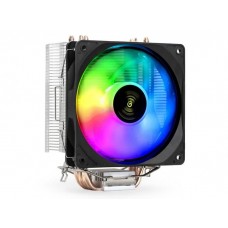 ExeGate <EX293655RUS> EXX400V2-PWM.FRGB (4пин,775/115x/1200/1700/AM4-FM2,11-24дБ,800-2400об/мин,Cu+Al+т. трубки)