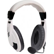 Наушники с микрофоном Defender Gryphon HN-750 White (шнур 2м, с регулятором громкости) <63747>
