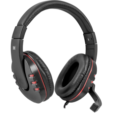 Наушники с микрофоном Defender Warhead G-160 (шнур 2.5м, с регулятором громкости) <64118>