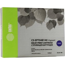 Картридж Cactus CS-EPT04B140 Black для Epson WorkForce Pro WF-C8190/C8690/C8610 (120мл)