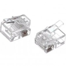 Exegate <EX293763RUS> RJ-12 Коннектор (уп-ка 100шт)