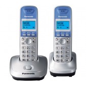 Panasonic KX-TG2512RUS <Silver> р/телефон (2 трубки с ЖК диспл., DECT)