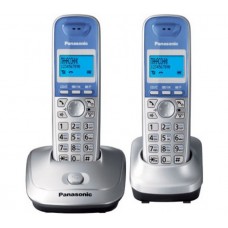 Panasonic KX-TG2512RUS <Silver> р/телефон (2 трубки с ЖК диспл., DECT)