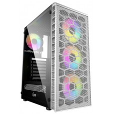 Корпус ATX Без БП Powercase Mistral Z4С White (CMIZ4CW-L4) / 4x 120mm RGB fan / TG