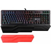 Клавиатура A4Tech Bloody B975 (игровая для ПК, оптическая, Light Strike Libra Orange, металлическая верхняя панель, интерфейс подключения - USB, подсветка, влагозащита, цвет красный/черный)