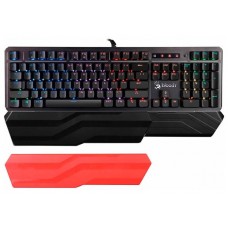 Клавиатура A4Tech Bloody B975 (игровая для ПК, оптическая, Light Strike Libra Orange, металлическая верхняя панель, интерфейс подключения - USB, подсветка, влагозащита, цвет красный/черный)