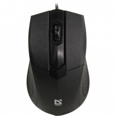 Мышь Defender Optimum MB-270 Black (52270) (полноразмерная мышь для ПК/для компьютеров Apple, проводная, USB, сенсор оптический 1000 dpi, 3 кнопки, колесо с нажатием, цвет черный)